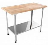 Стол кондитерский "Профи" СКПП 1000х500х860 мм (Береза) фото